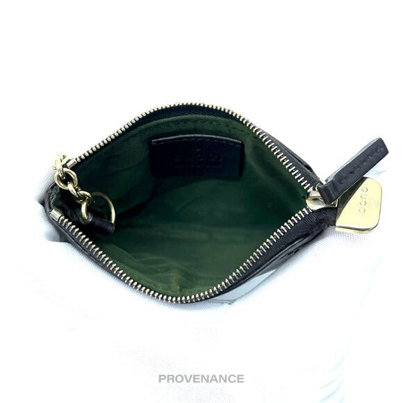 🔴 Gucci Key Pouch Cles - Chocolate Guccissima Leather - Picture 6 of 8